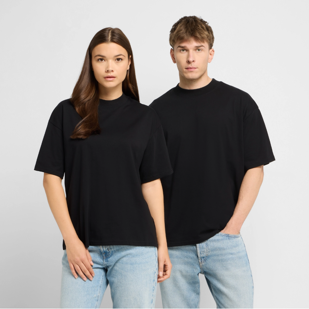 Oversized Unisex Bio T-Shirt OCTOPUNCH - Schwarz