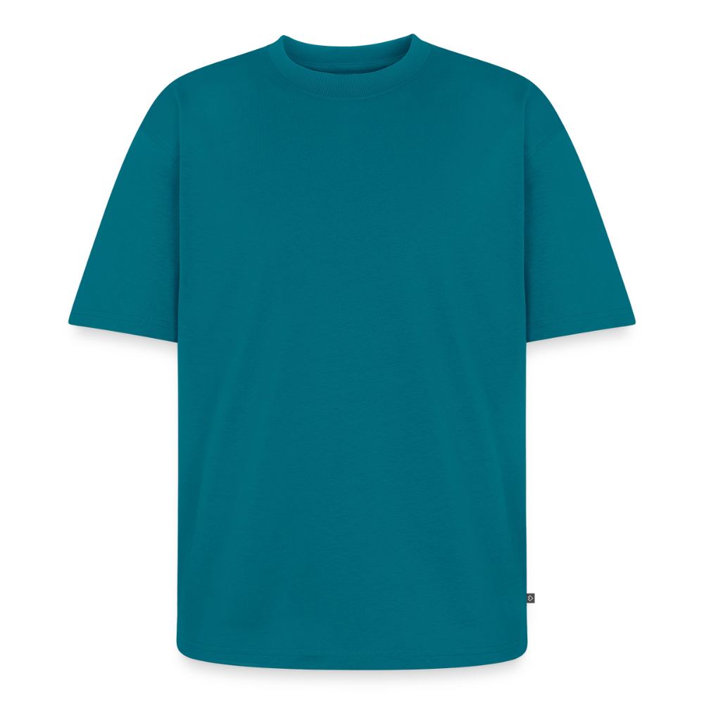 Unisex Oversized Bio Angler T-Shirt - Petrol