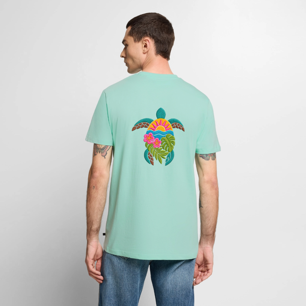 Unisex T-Shirt Tropical Sunrise - Mint 