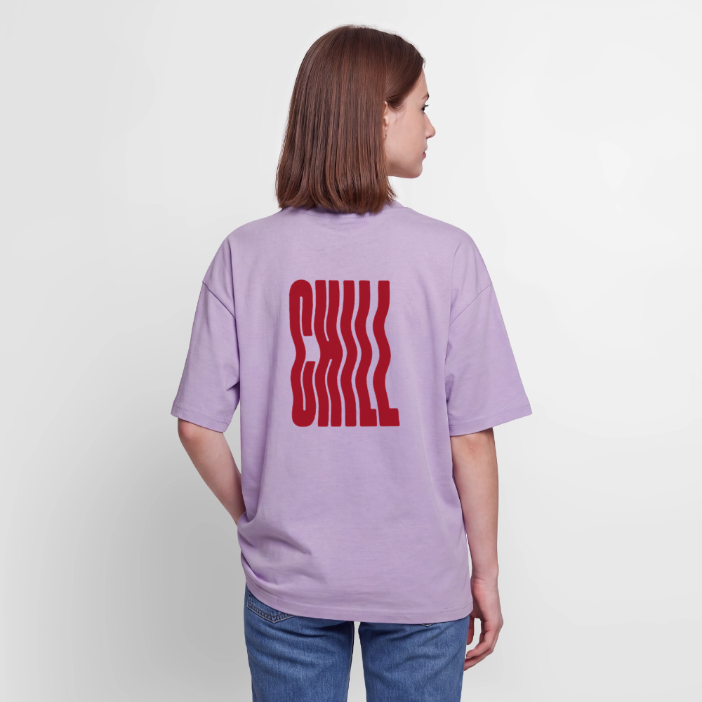 Unisex Oversized Bio Chill T-Shirt - Lavendel