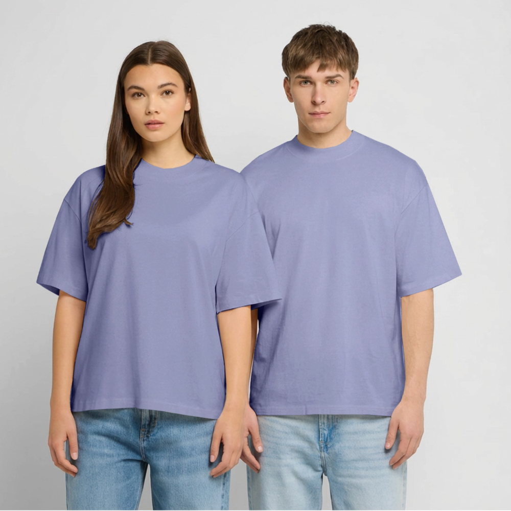 Oversized Unisex Metal Vibes T-Shirt - Violett