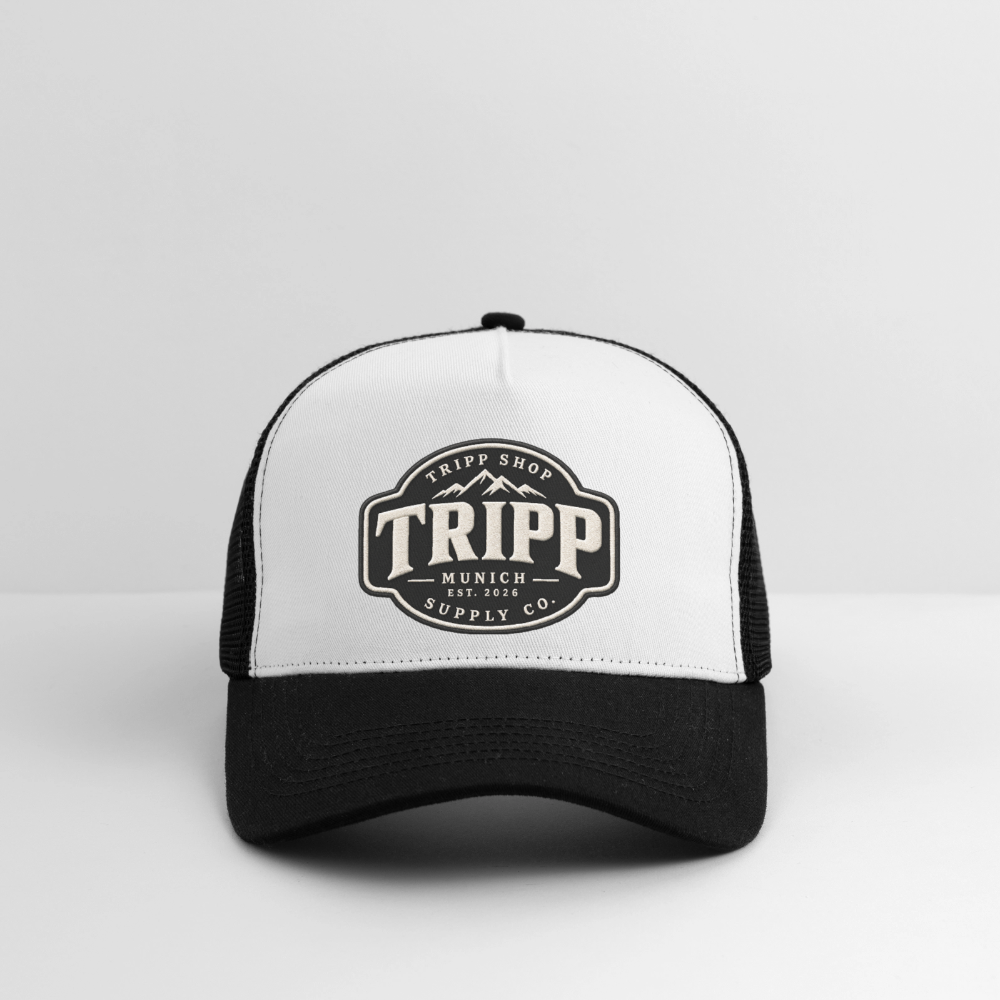 Trucker Cap Tripp - Weiß/Schwarz