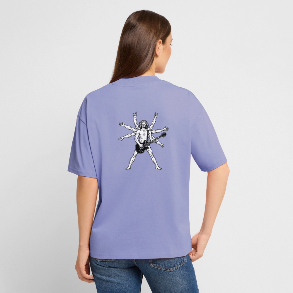 Oversized Unisex Metal Vibes T-Shirt - Violett