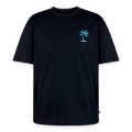 Unisex Oversized Palmen T-Shirt - Navy