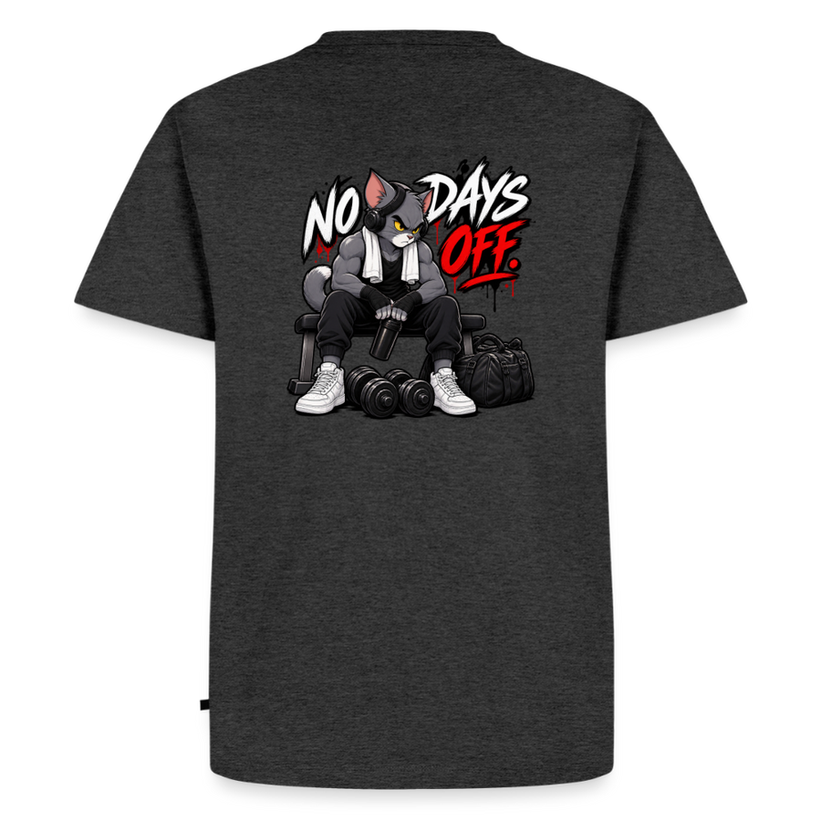 Fitness  T-Shirt - Anthrazit meliert