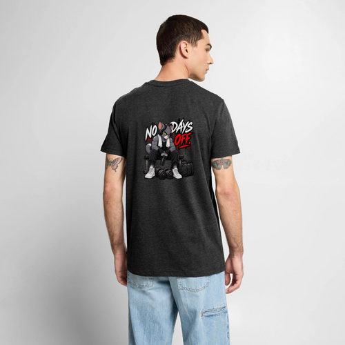 Fitness  T-Shirt - Anthrazit meliert