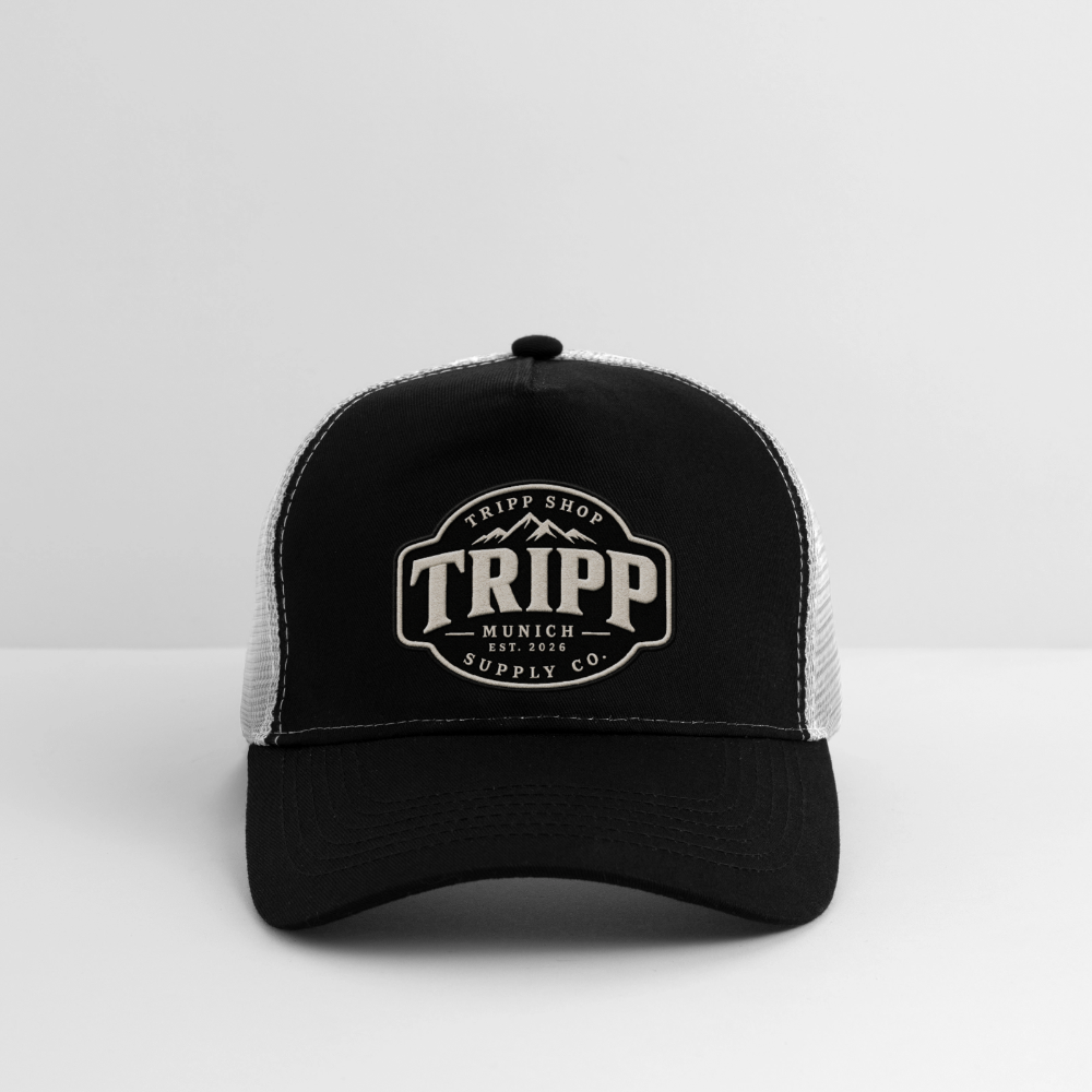 Trucker Cap Tripp - Schwarz/Steingrau