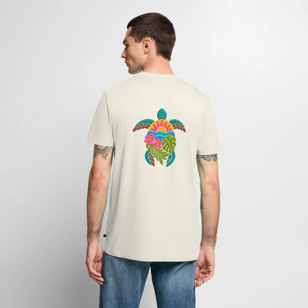 Unisex T-Shirt Tropical Sunrise - Naturweiß