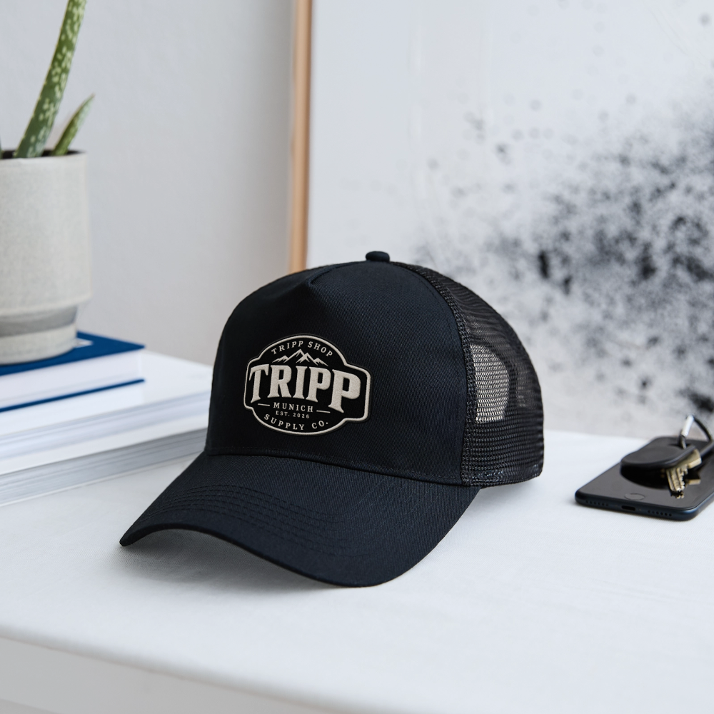 Trucker Cap Tripp - Schwarz/Schwarz