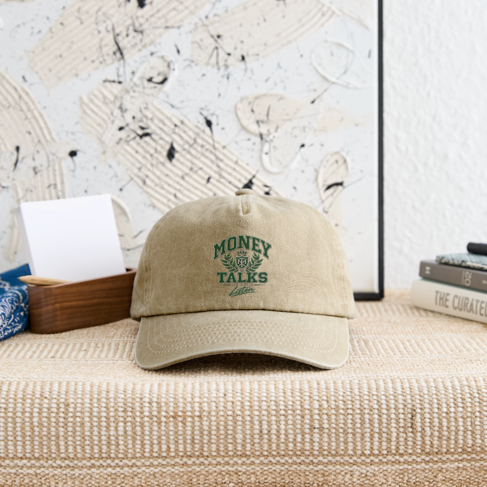 Vintage Cap MONEY TALKS - Vintage Beige