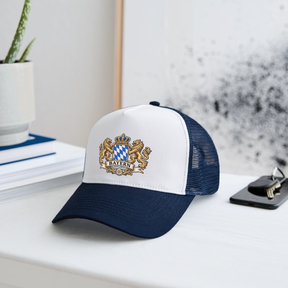 Trucker Cap Bayern - Weiß/Navy