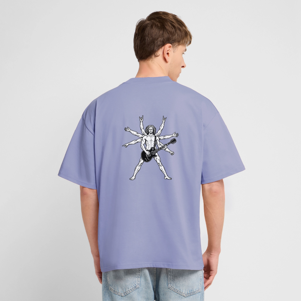 Oversized Unisex Metal Vibes T-Shirt - Violett