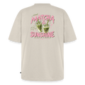 Unisex Oversized Bio Matcha T-Shirt - Beige