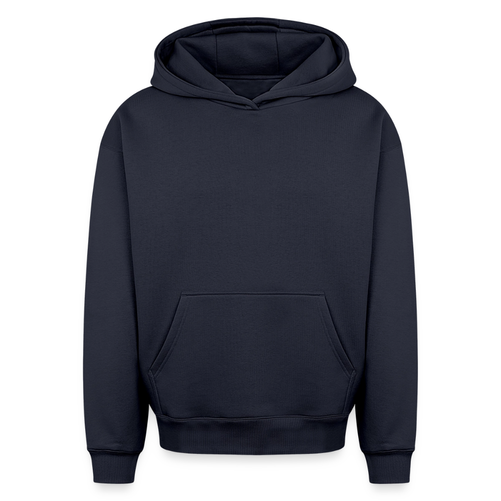 Oversized Heavyweight Unisex AMOR Hoodie - Navy