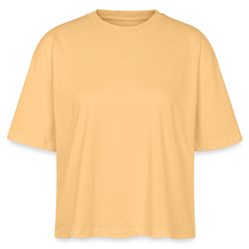 Frauen Boxy T-Shirt Lilie - Mispel