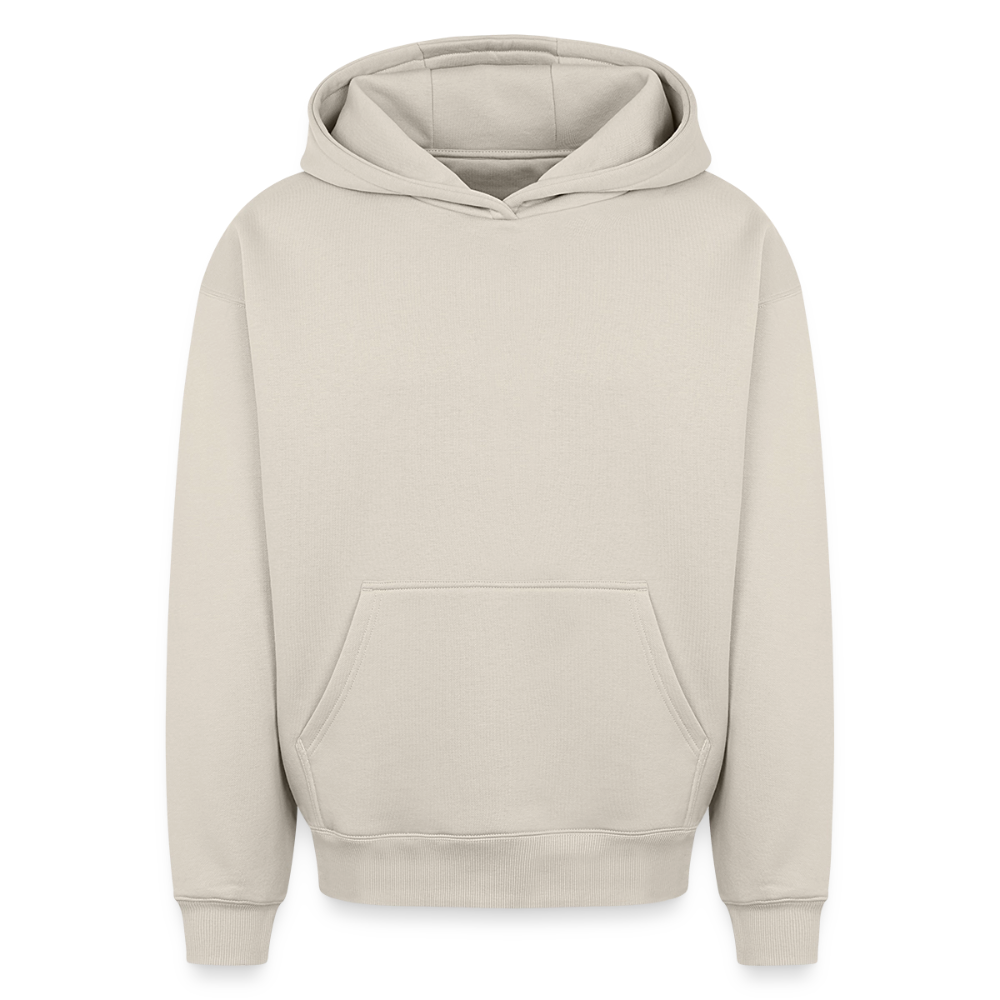 Oversized Unisex Ciao Bella Vita Hoodie - Beige