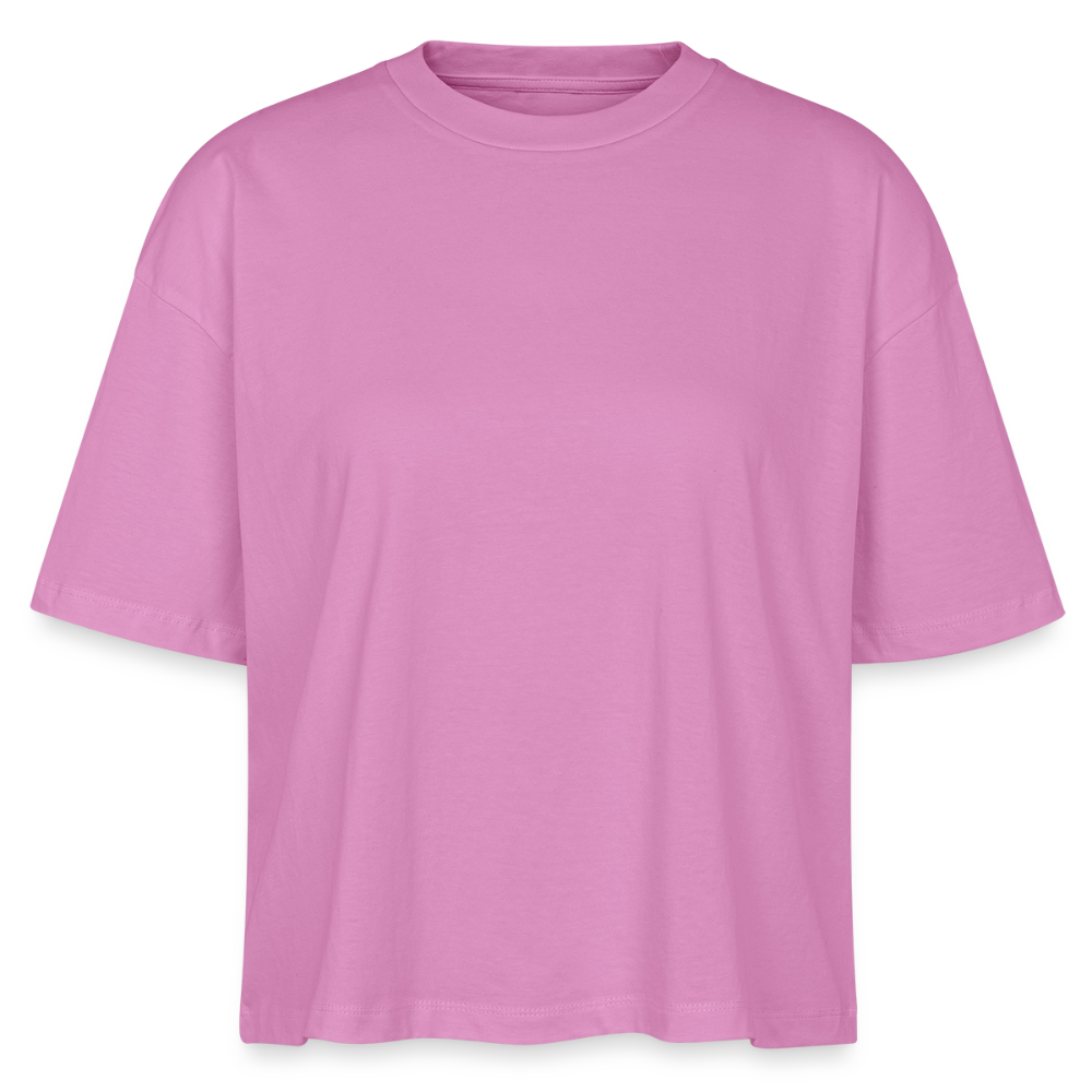Frauen Boxy T-Shirt Lilie - Pink
