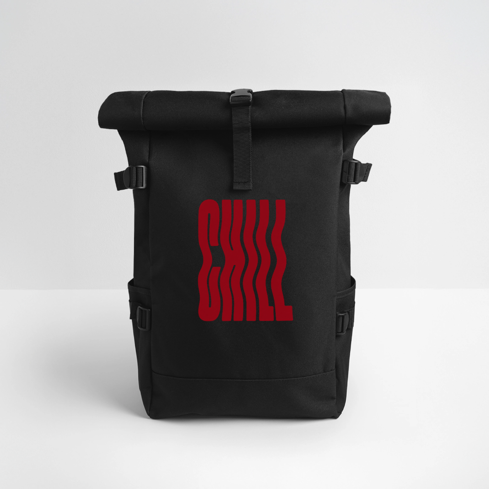 Rolltop Chill Rucksack - Schwarz