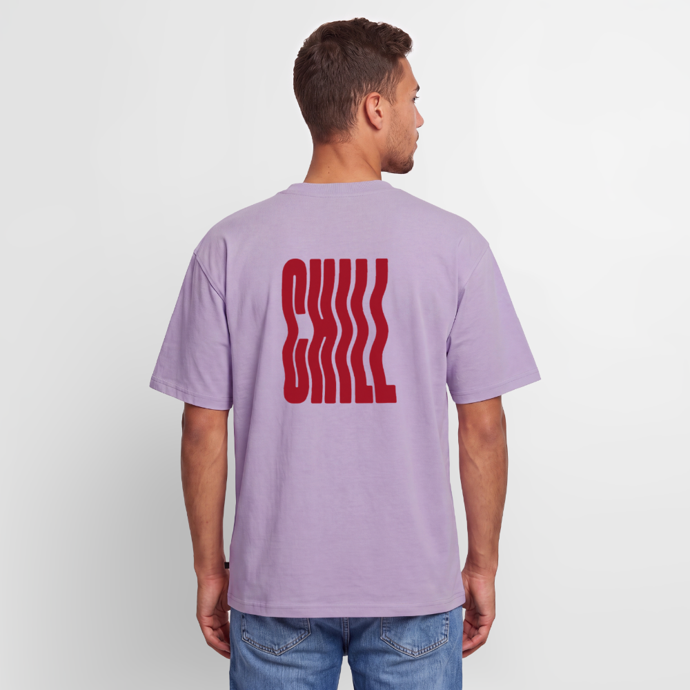 Unisex Oversized Bio Chill T-Shirt - Lavendel