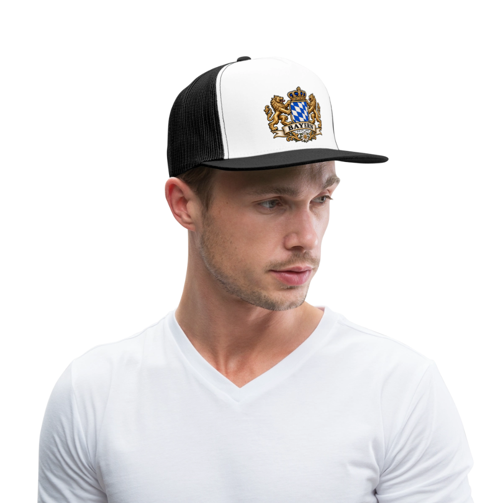 Trucker Cap Bayern - Weiß/Schwarz