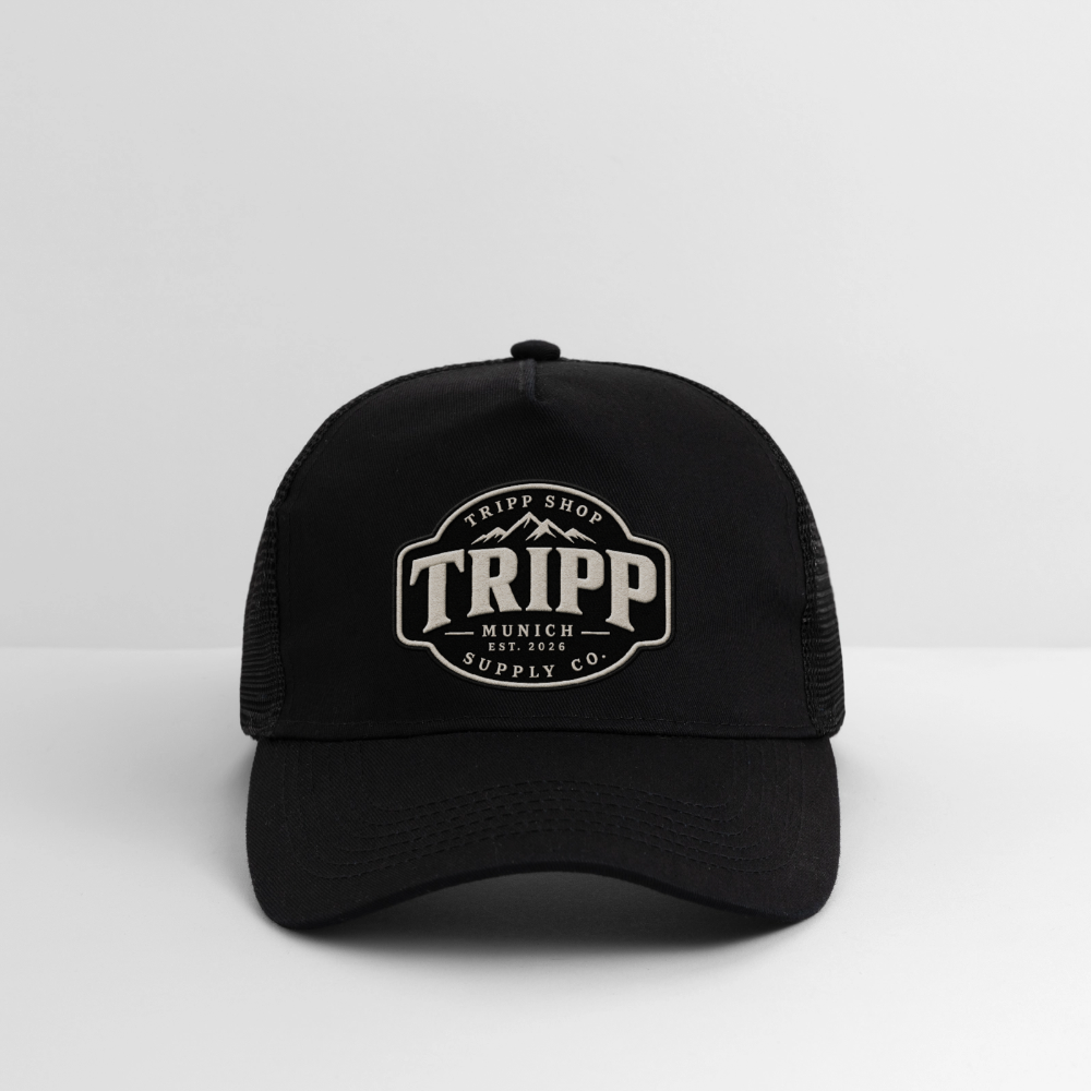 Trucker Cap Tripp - Schwarz/Schwarz
