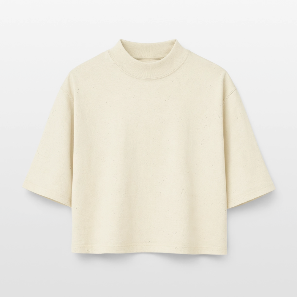 Recyceltes Frauen Sleeved T-Shirt - Natur