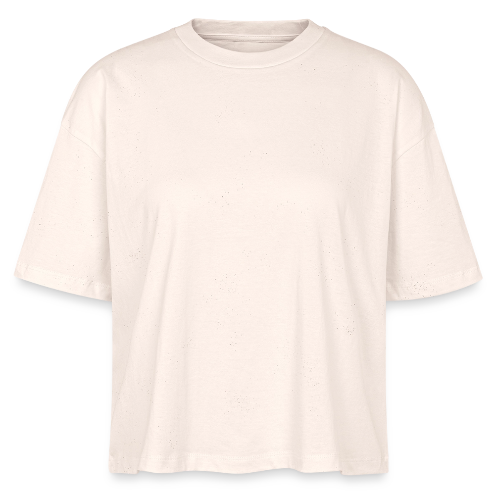 Frauen Boxy T-Shirt crab - Natur