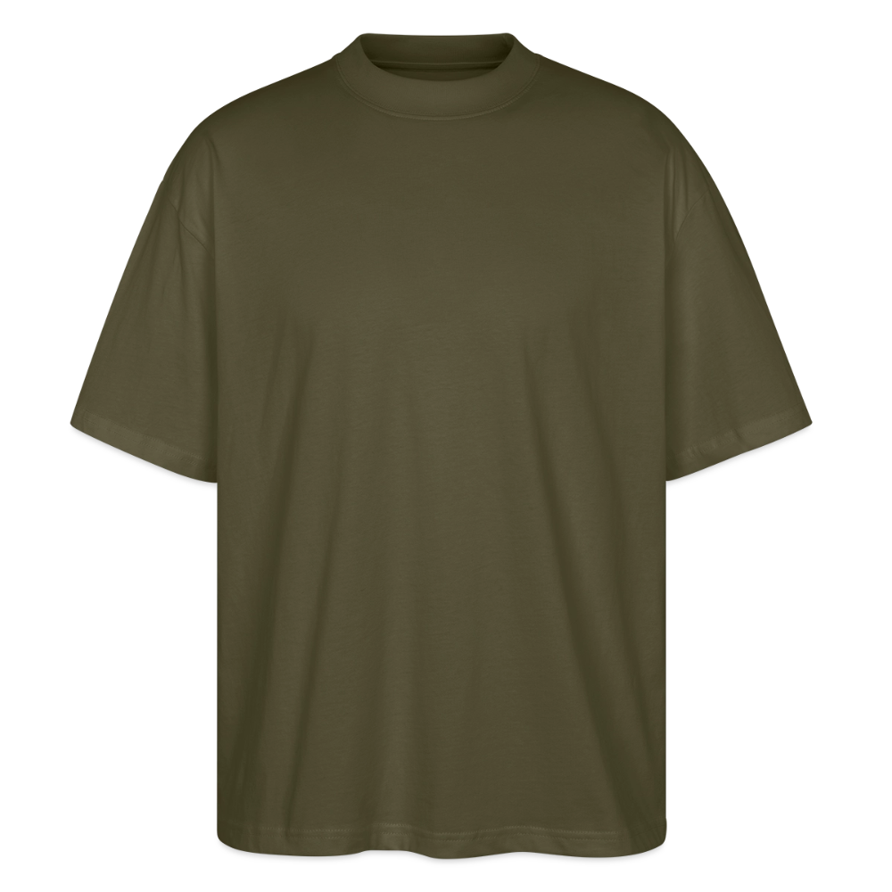 Oversized Unisex Metal Vibes T-Shirt - Khaki