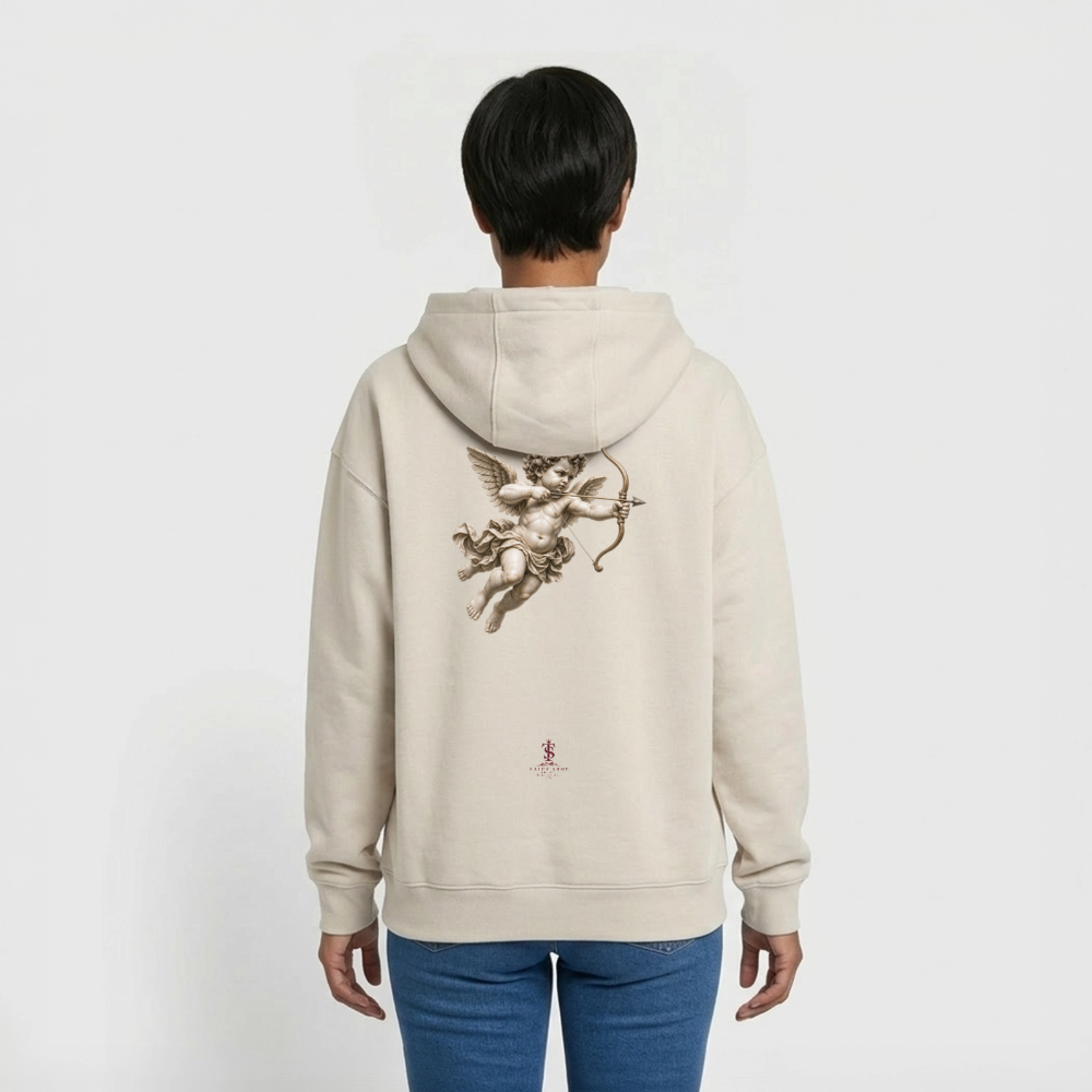 Oversized Unisex Hoodie - Beige