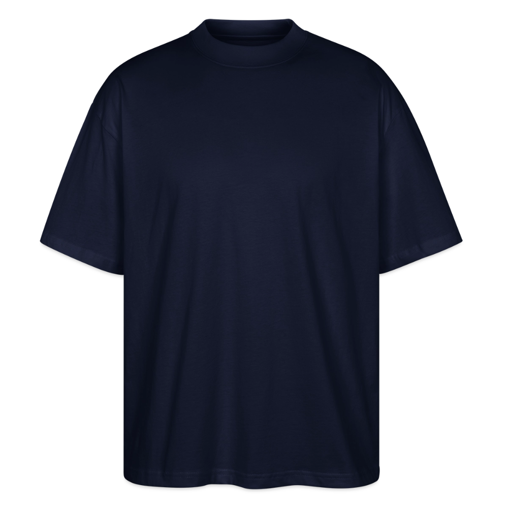 Oversized Unisex Metal Vibes T-Shirt - Navy