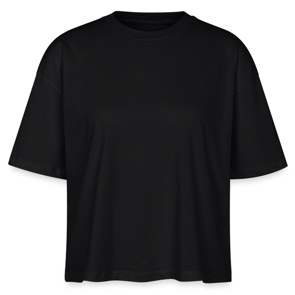 Frauen Boxy T-Shirt crab - Schwarz