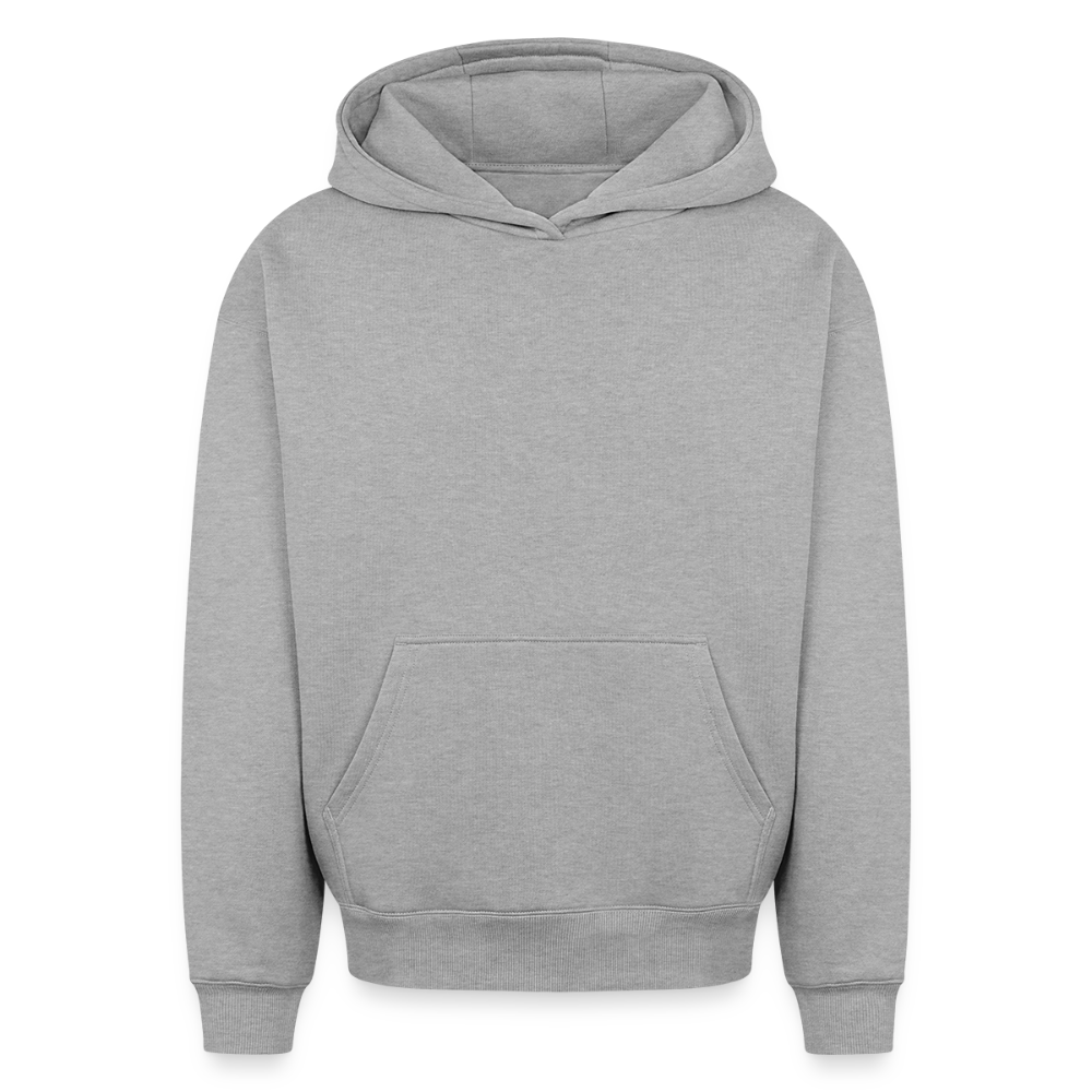 Oversized Warrior Unisex Hoodie - Grau meliert
