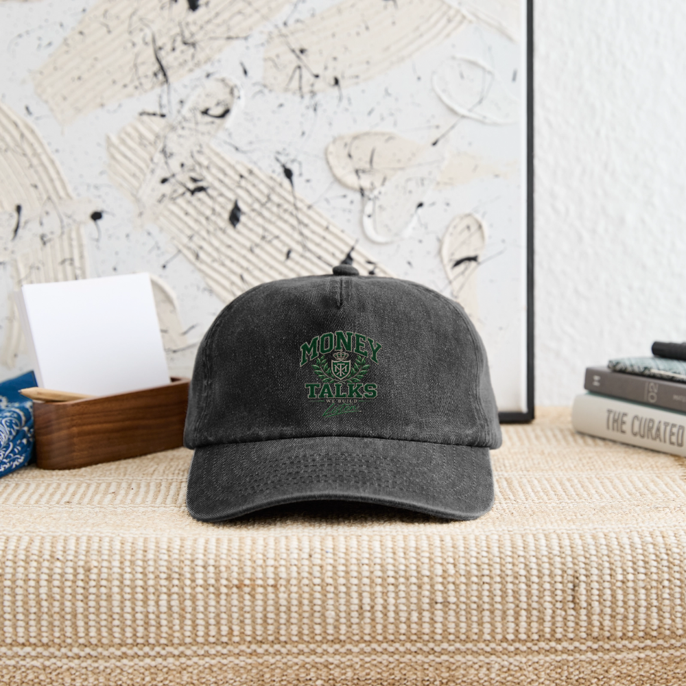 Vintage Cap MONEY TALKS - Vintage Schwarz