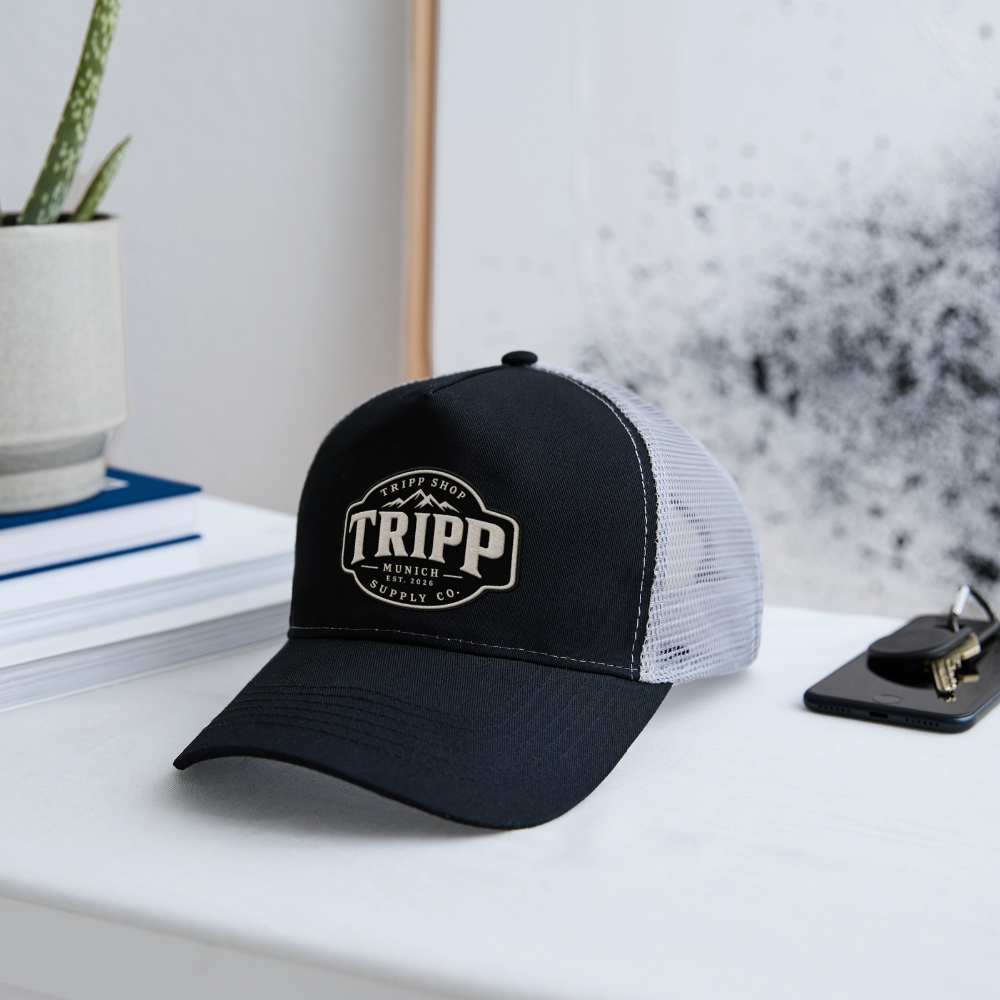 Trucker Cap Tripp - Schwarz/Steingrau