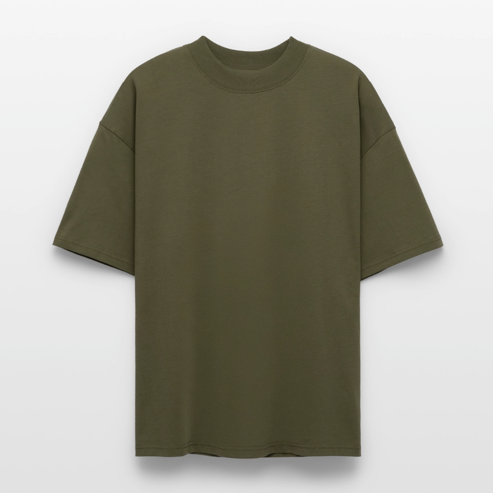 Oversized Unisex Bio T-Shirt OCTOPUNCH - Khaki