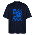 Oversized Unisex I Want Magic T-Shirt - Navy