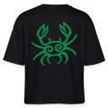 Frauen Boxy T-Shirt crab - Schwarz