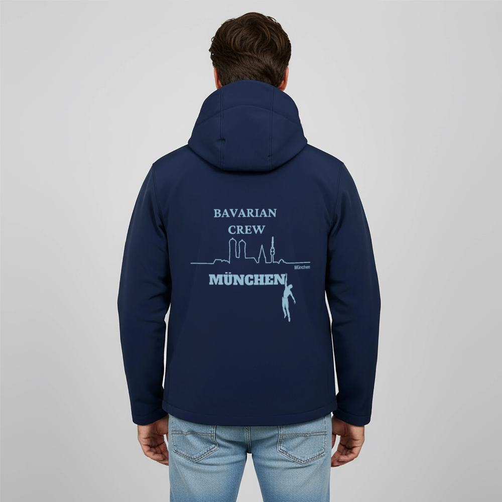 Männer Münchner Softshell-Jacke - Navy