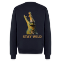 Unisex Pullover STAY WILD - Navy