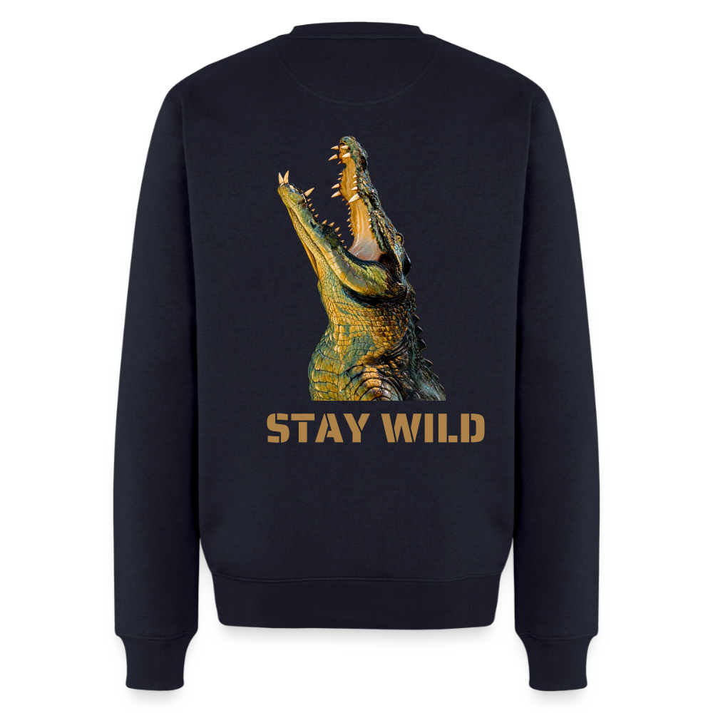 Unisex Pullover STAY WILD - Navy