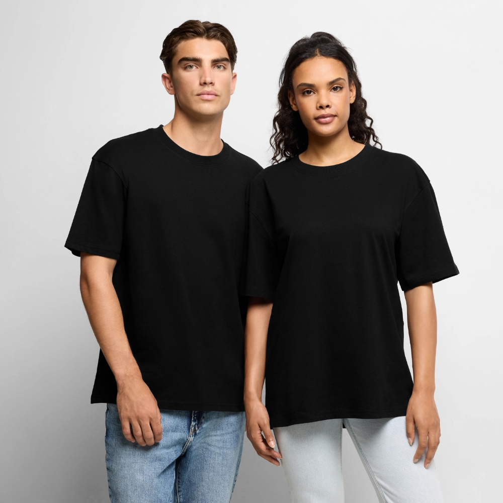 Unisex Oversized Bio T-Shirt Become a legend - Schwarz