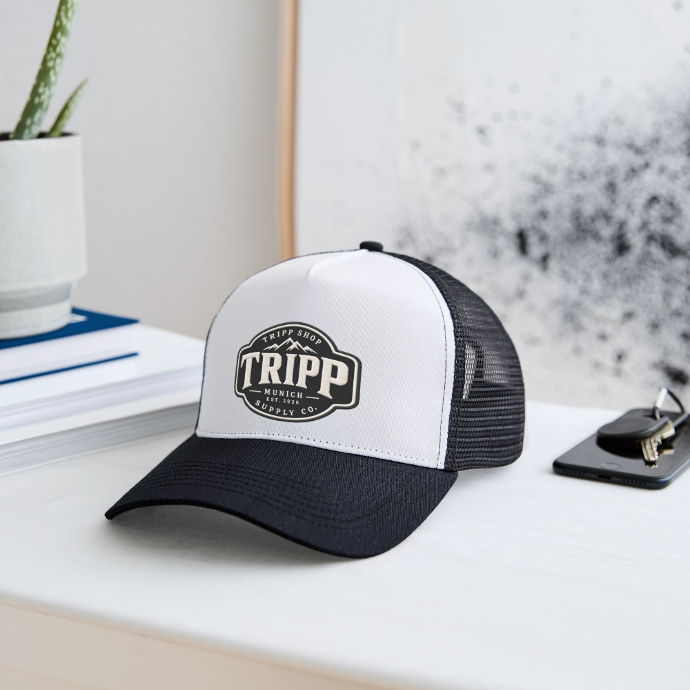 Trucker Cap Tripp - Weiß/Schwarz