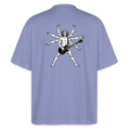 Oversized Unisex Metal Vibes T-Shirt - Violett