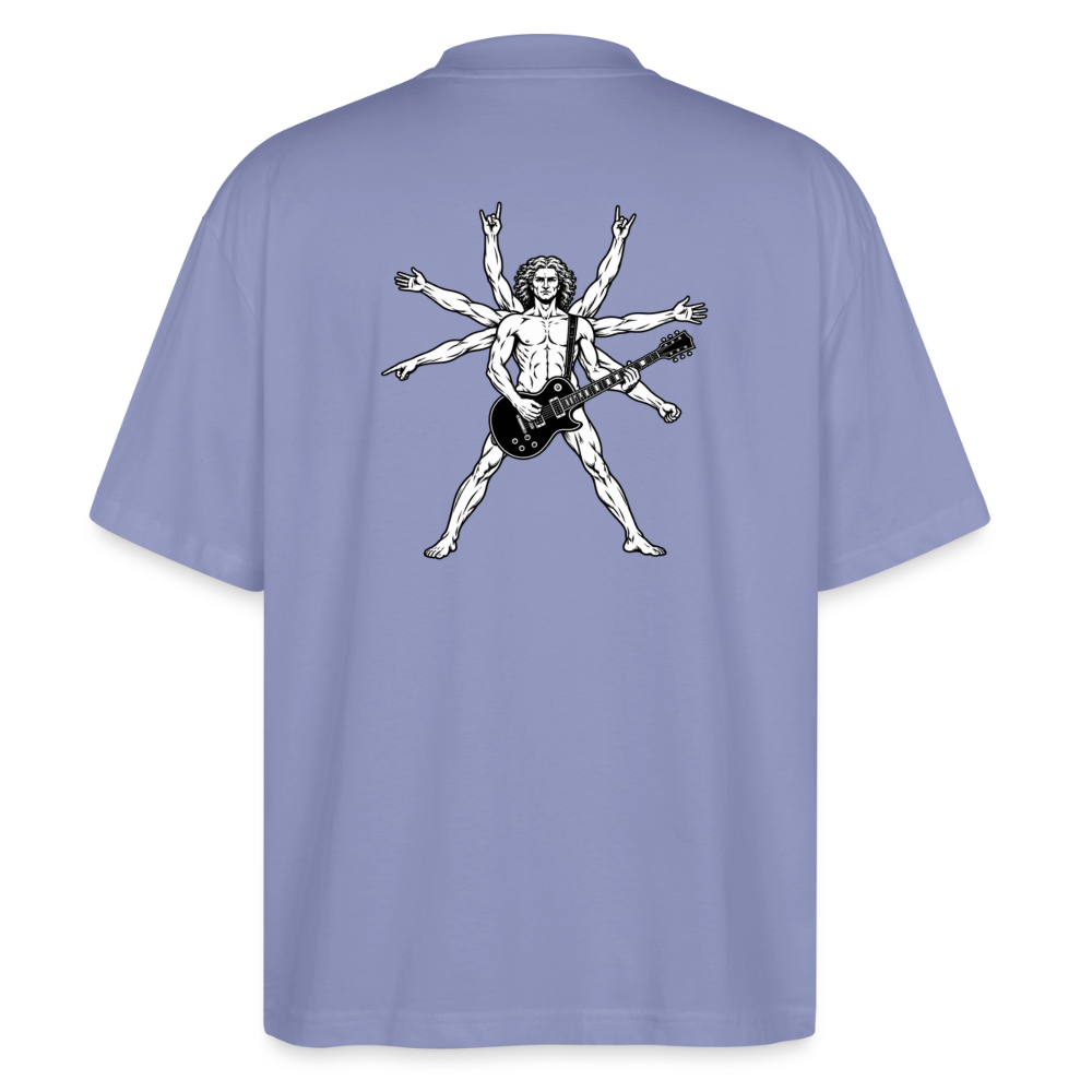 Oversized Unisex Metal Vibes T-Shirt - Violett