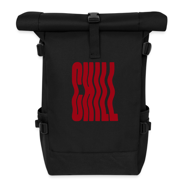 Rolltop Chill Rucksack - Schwarz