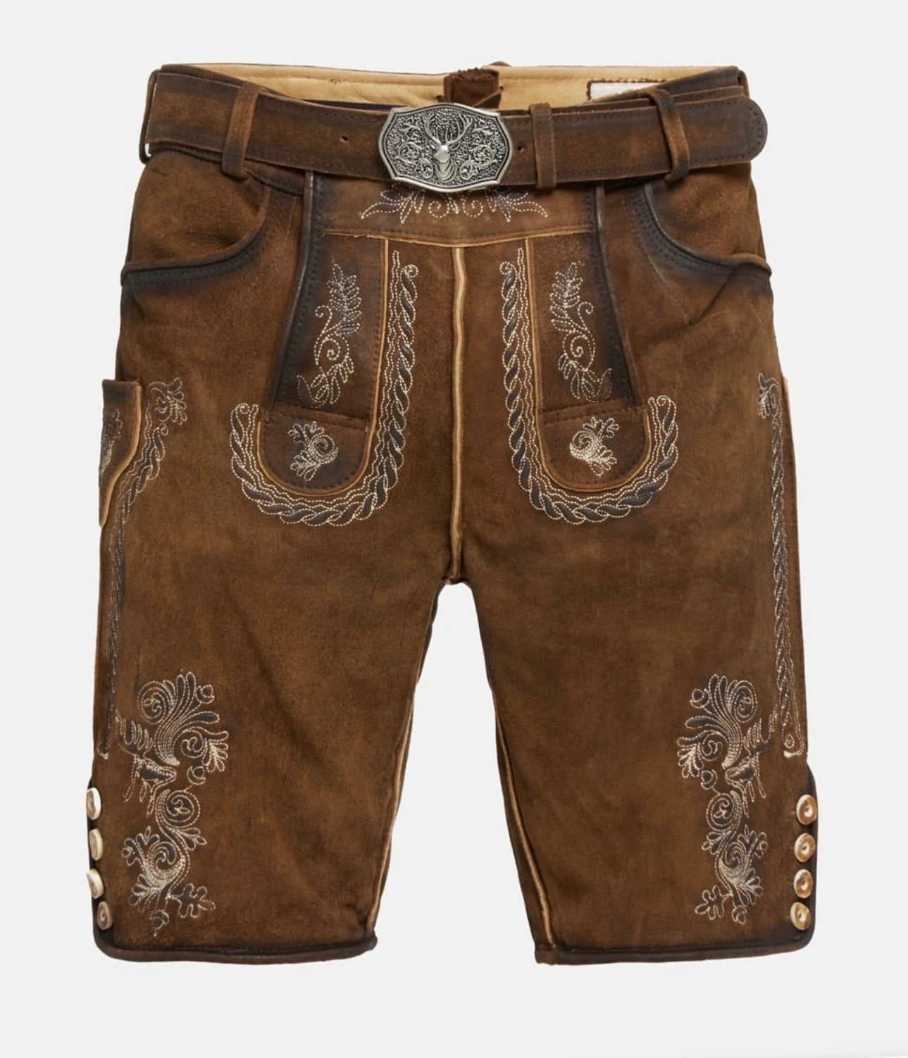 Traditional Brown Lederhosen