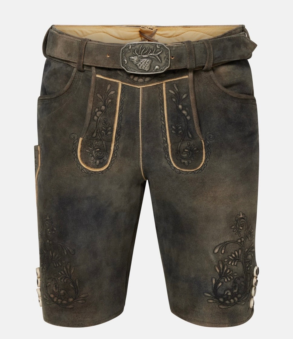 Lederhose Grau