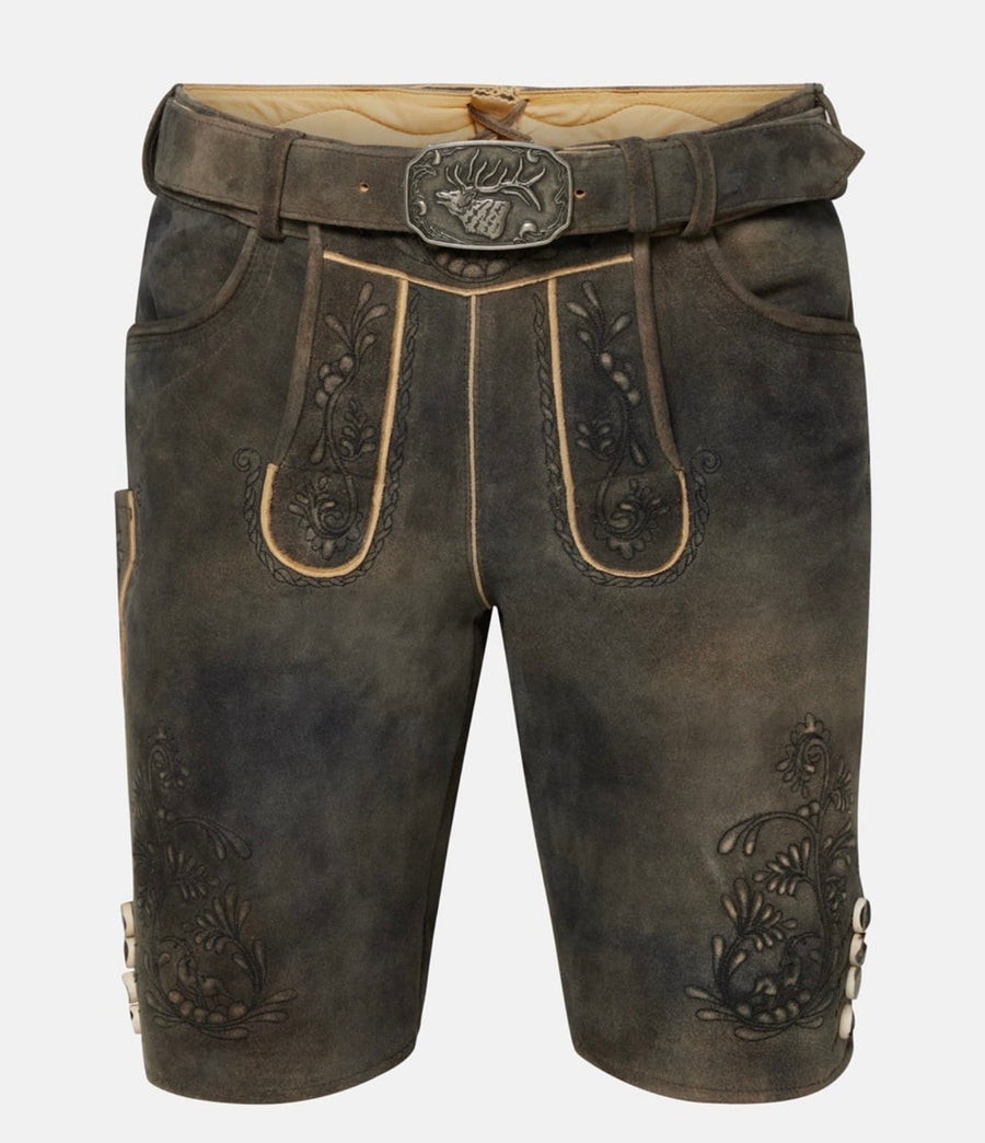 Lederhose Grau