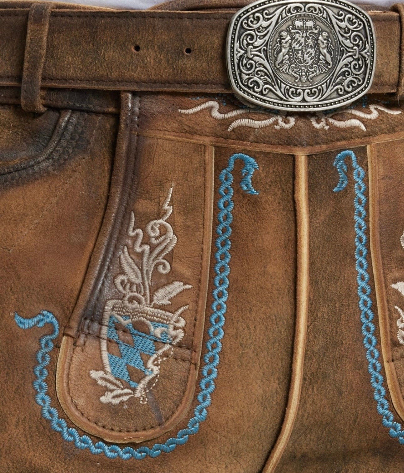 Bavarian traditional leather trousers