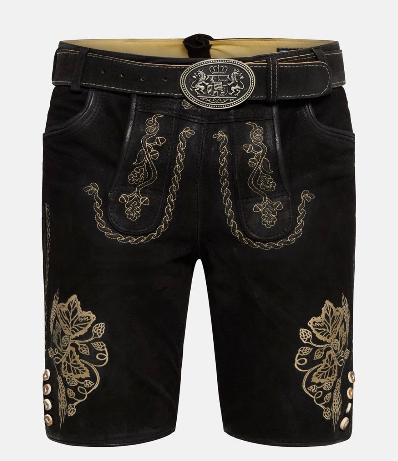Black Leather Lederhosen